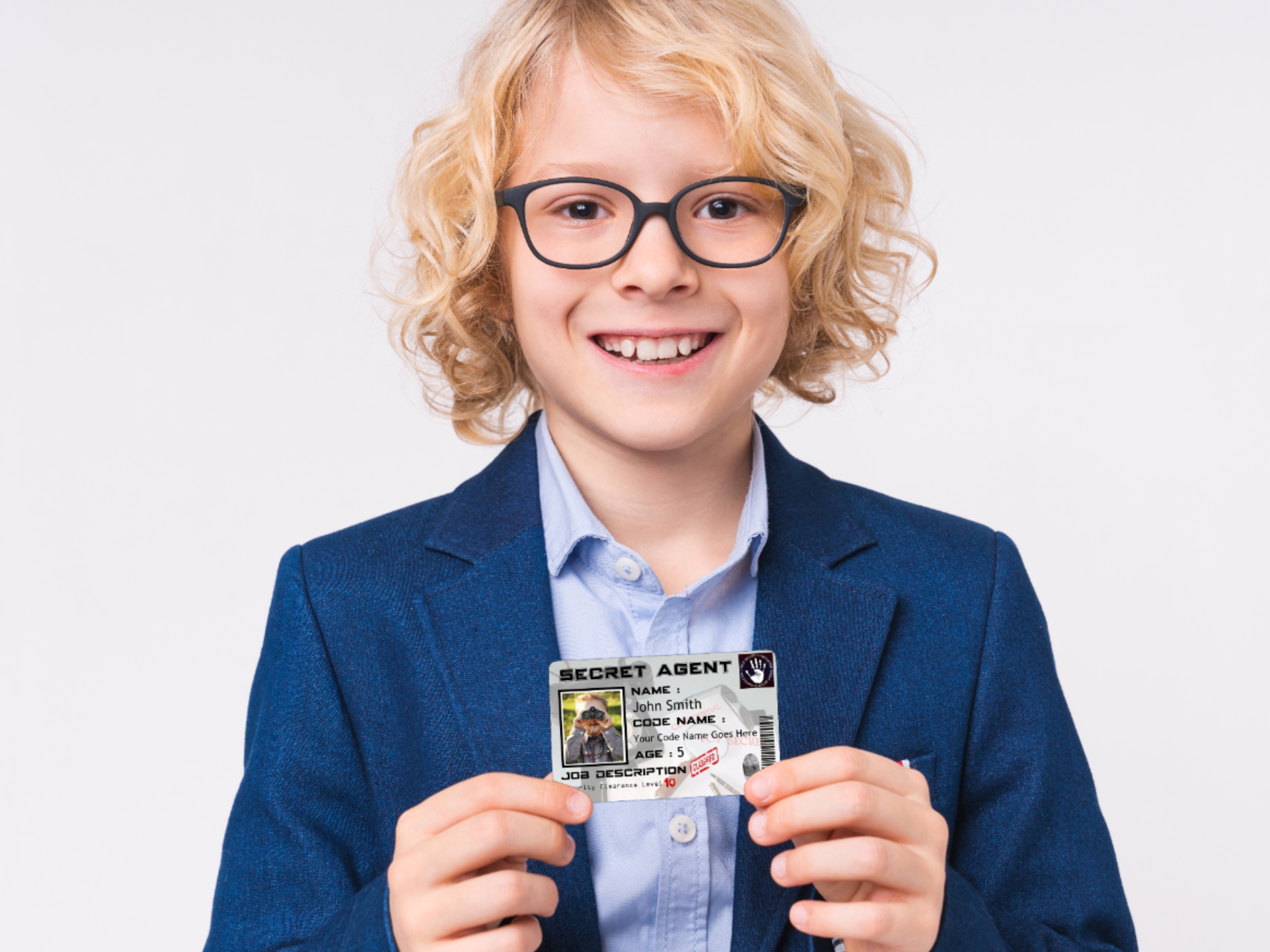 Secret Agent Photo ID Card by The Card Project UK