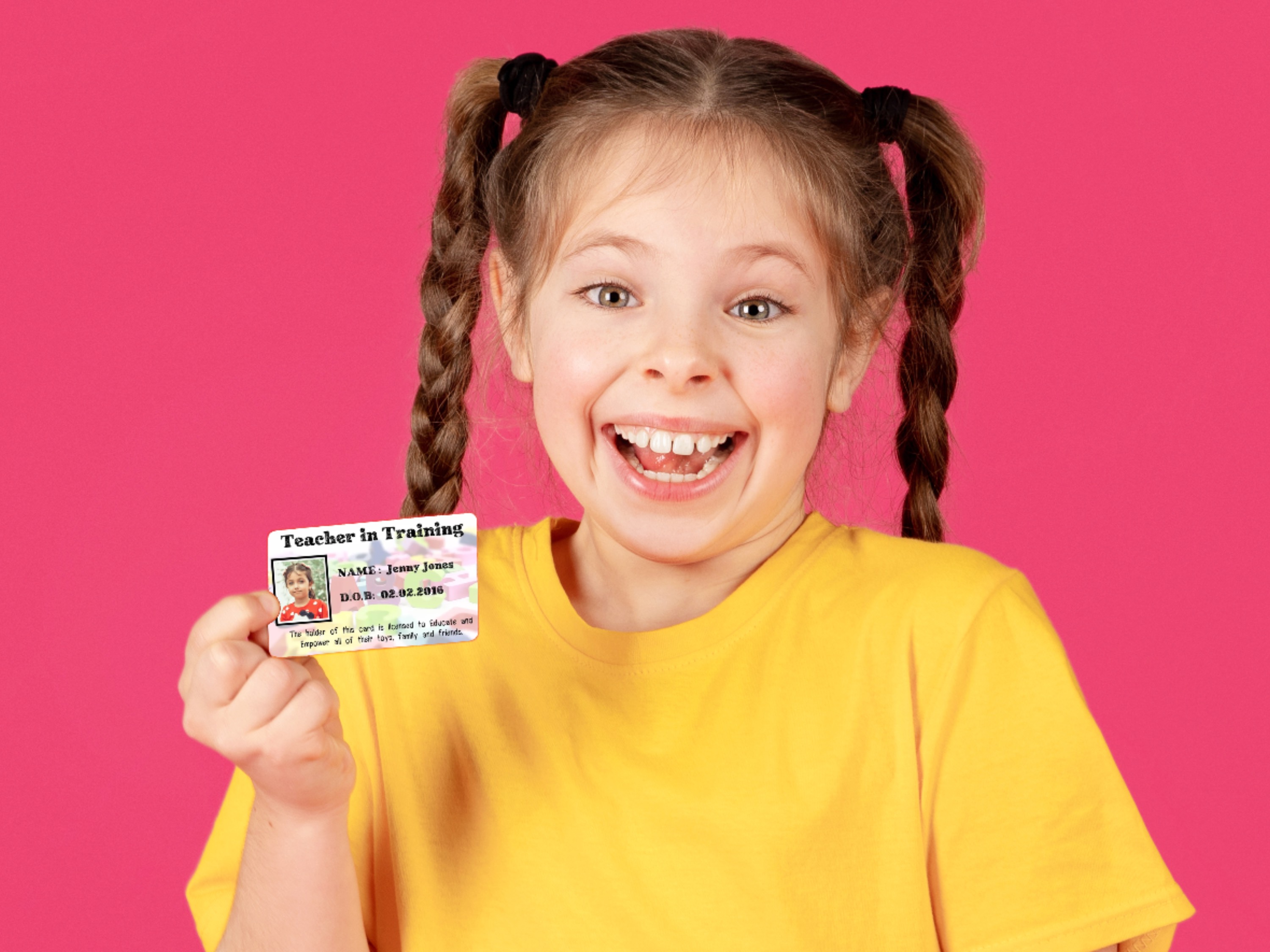 Kids Teacher Photo ID Card by The Card Project UK