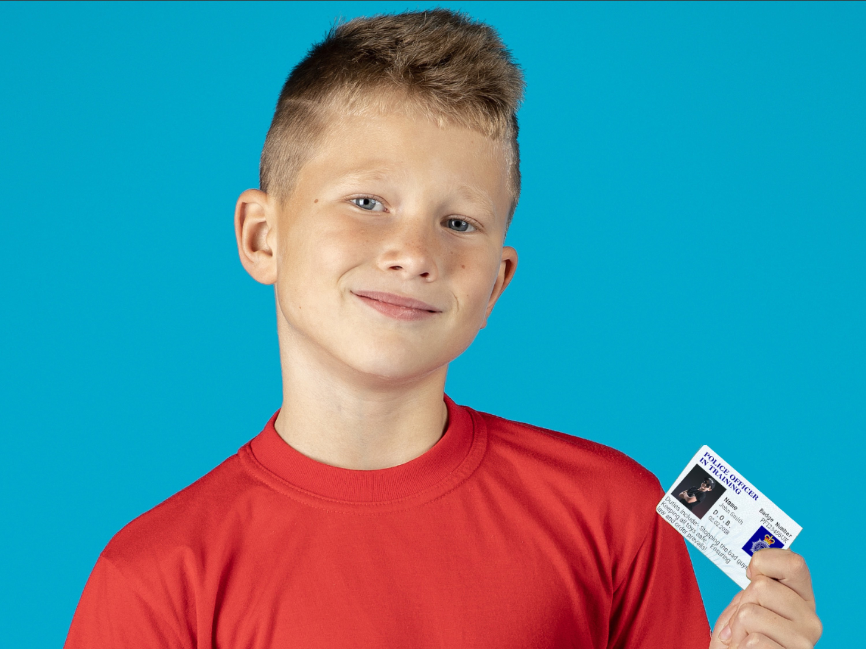 Kids Police Officer Photo ID Card by The Card Project UK