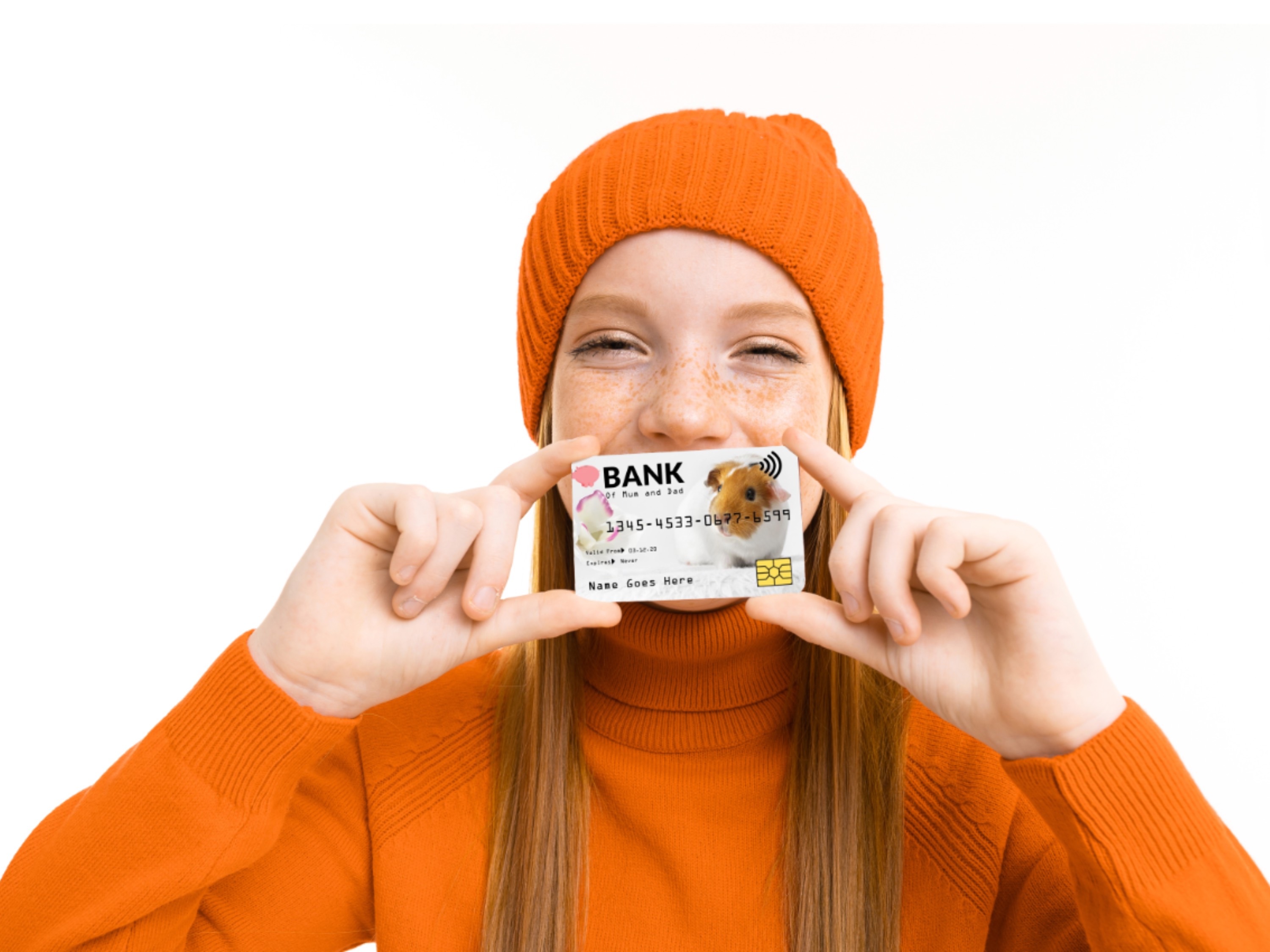 Kids Guinea Pig Toy Credit Card