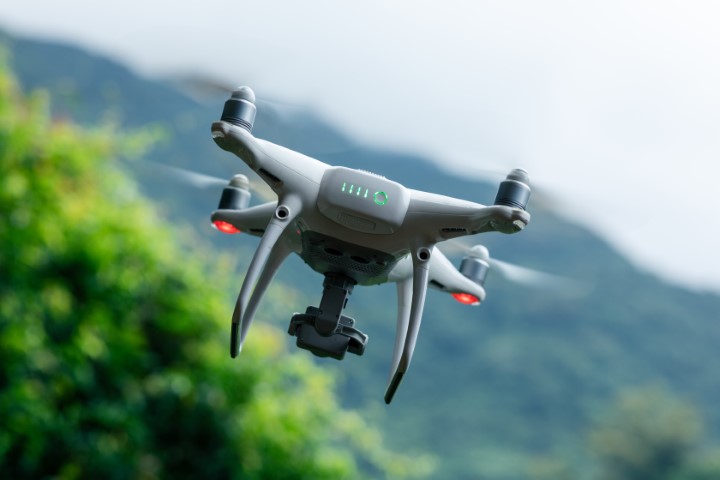 drone flying in the sky