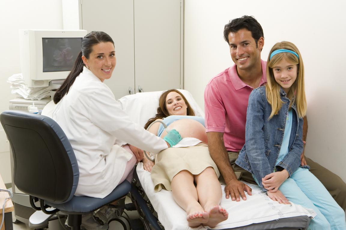 Family protecting sensitive information.